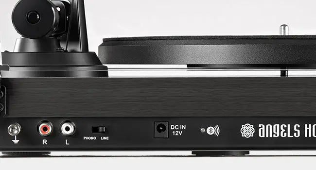 AngelsHornExperience Quality Sound with our Vintage Wooden Bluetooth Turntable