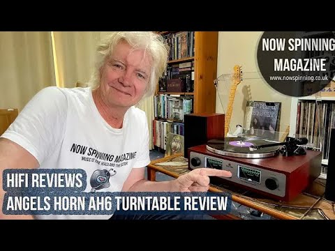 Angels Horn AH6 Turntable HiFi System - Premium Record Player with Speaker