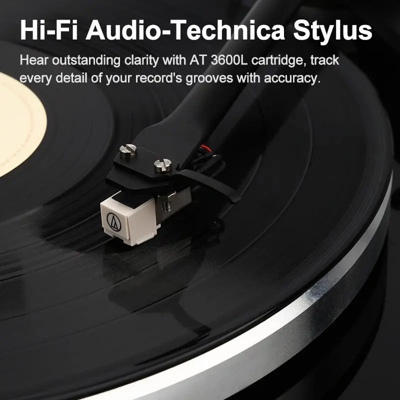 AngelsHorn Angels Horn High Fidelity Vinyl Record Player - The Ultimate Listening Experience