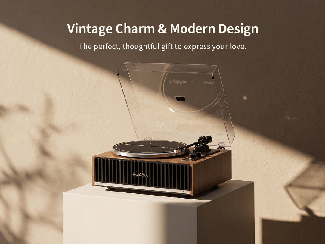 🎓 Back to School Gift Guide: Elevate Your Dorm Vibe with the Angels Horn AH-X200 Turntable System