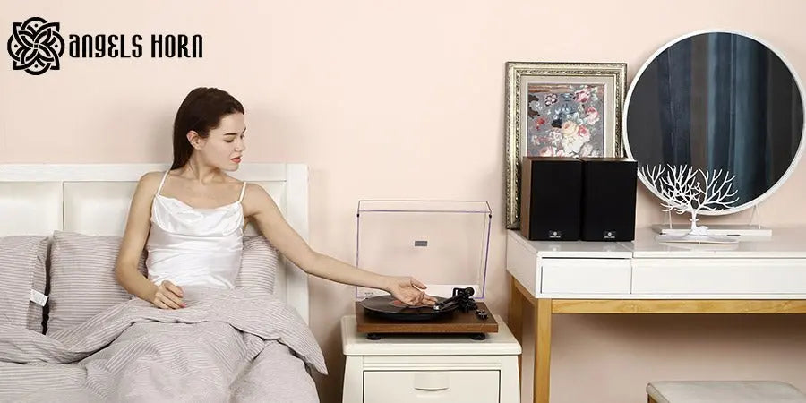 New Arrival｜AngelsHorn® 【HP-H002】Bluetooth Record Player Installation