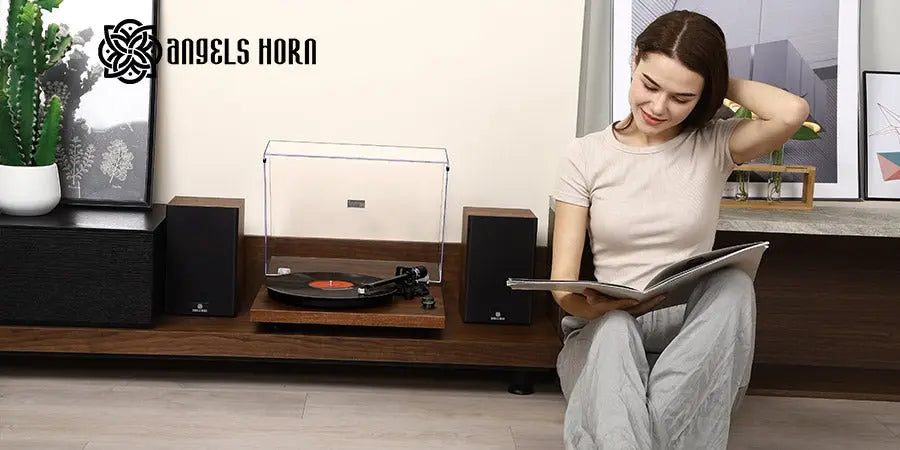 New Arrival｜AngelsHorn® 【HP-H002】Retro Bluetooth Record Player
