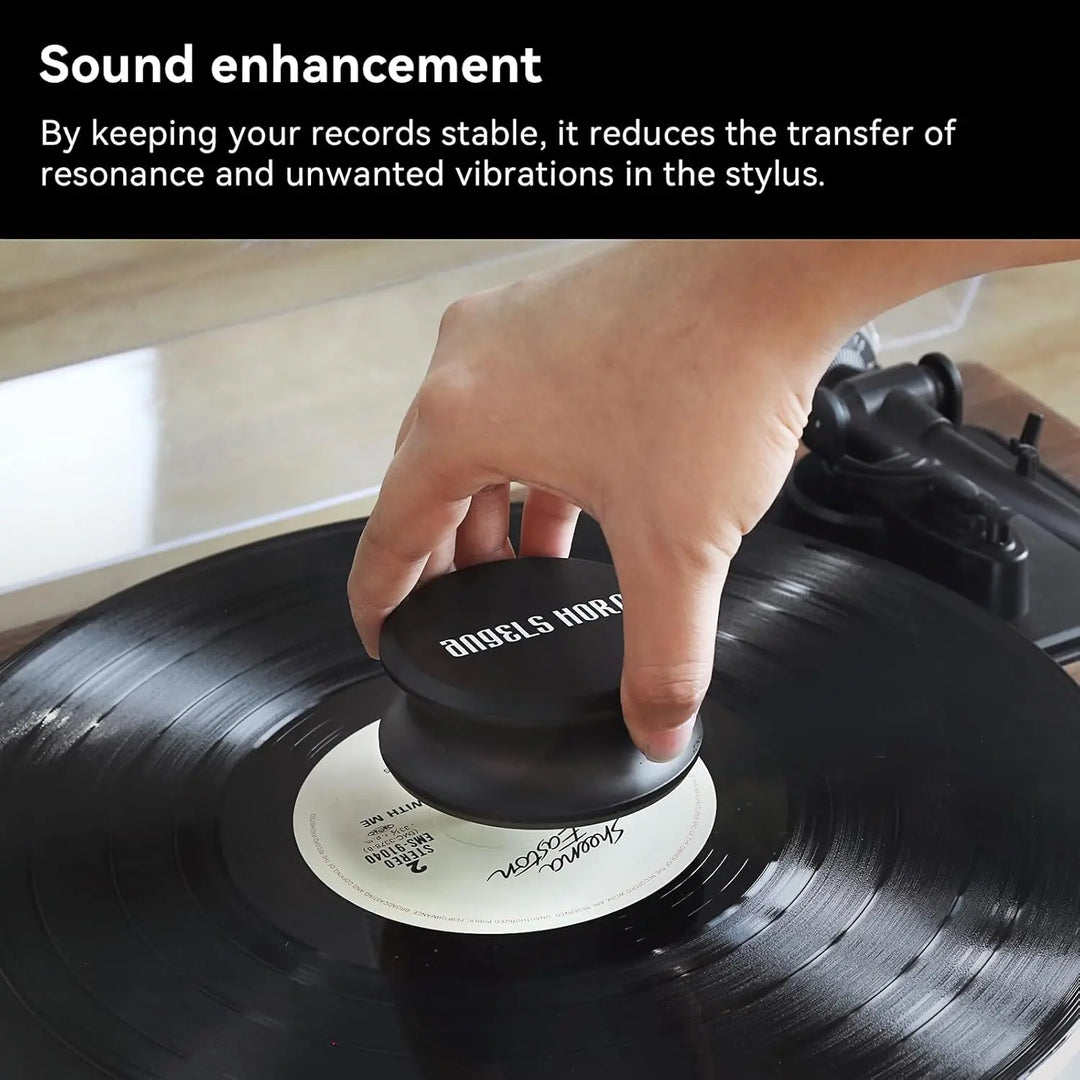 Angelixide Angels Horn HiFi Vinyl Record Weight Stabilizer 303g Aluminum LP ...