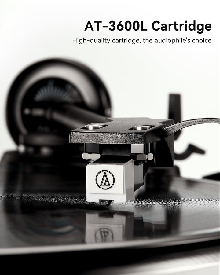 Angels Horn AH X200 Turntable Hi-Fi System with Built-in Speakers &amp; Bluetooth