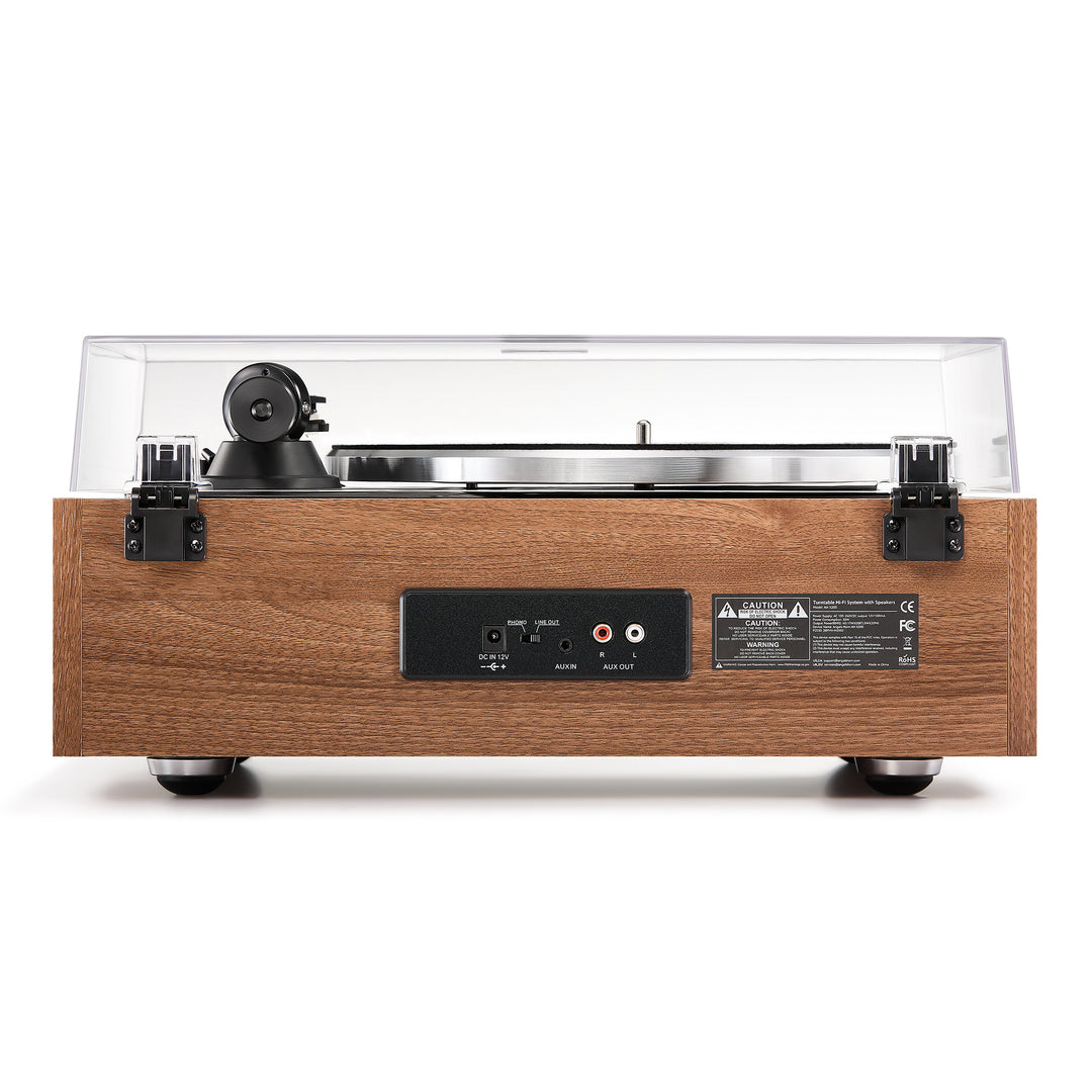 Angels Horn AH X200 Turntable Hi-Fi System with Built-in Speakers &amp; Bluetooth