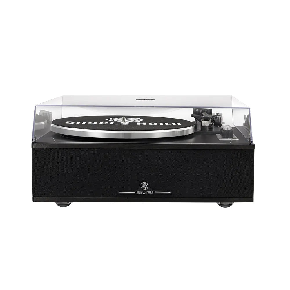 Angels Horn H019 Hi-Fi Bluetooth Turntable with Built-in Speakers vintage  record player