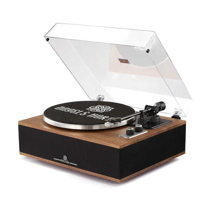 Angels Horn H019 Hi-Fi Bluetooth Turntable with Built-in Speakers