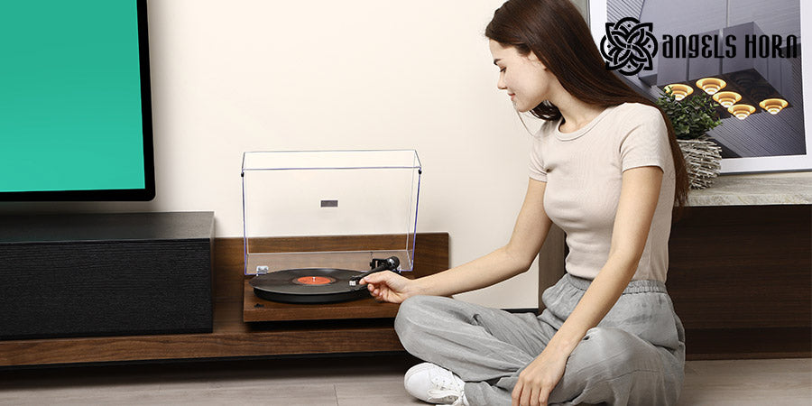 New Arrival HP-H00501 Manual｜Angels Horn Bluetooth Record Player
